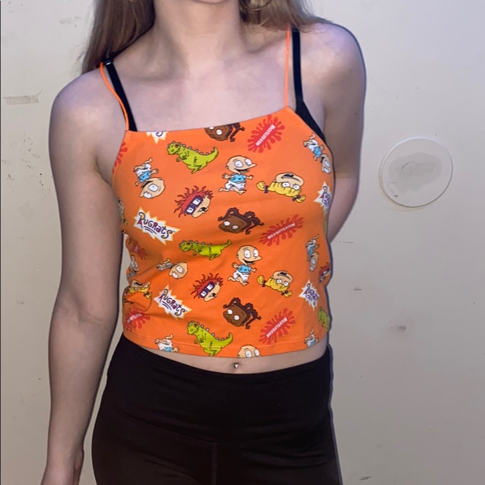 Orange Forever 21 Rugrats Tank